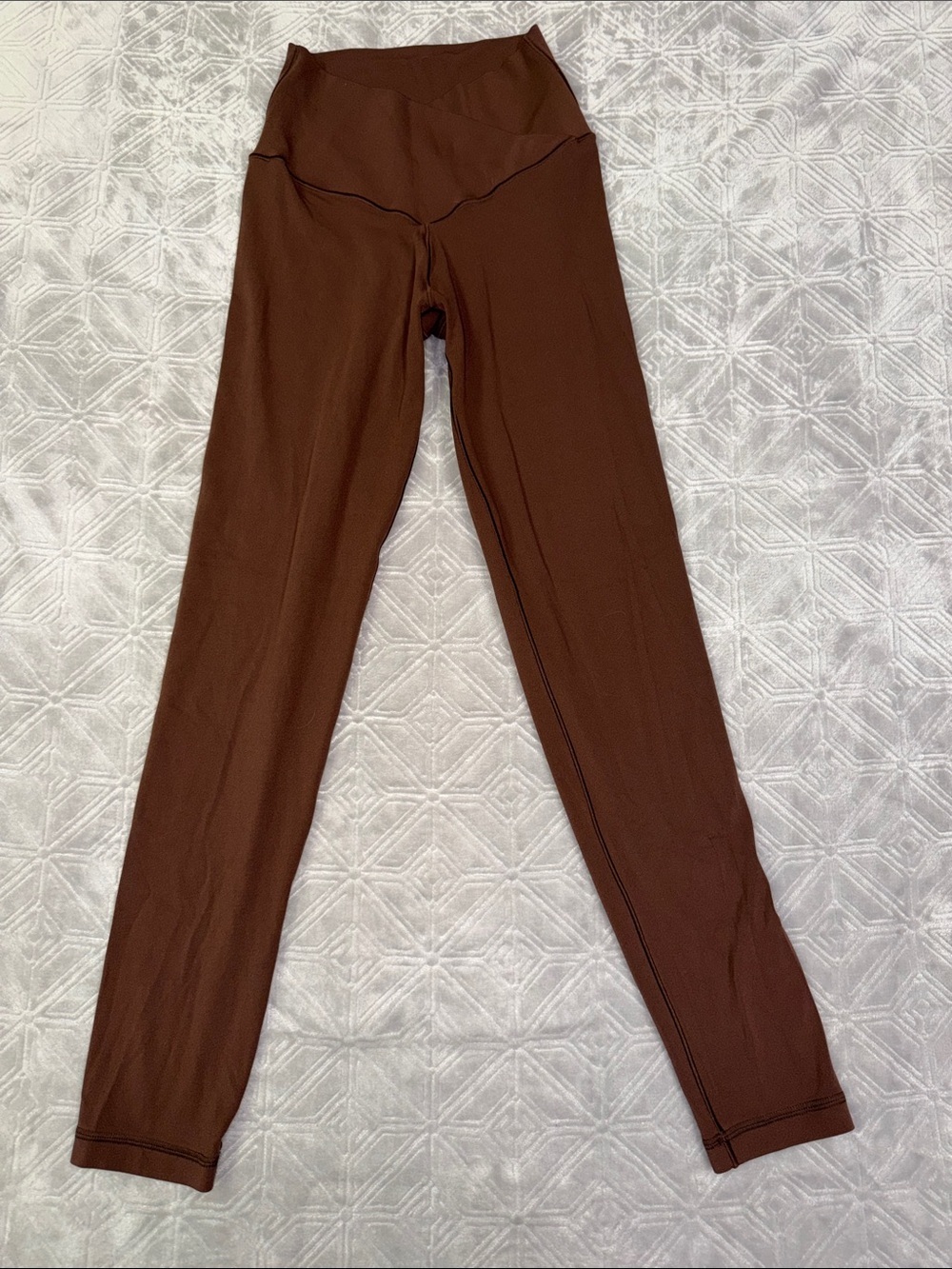 aerie Brown 7/8 Leggings with OFFLINE Logo